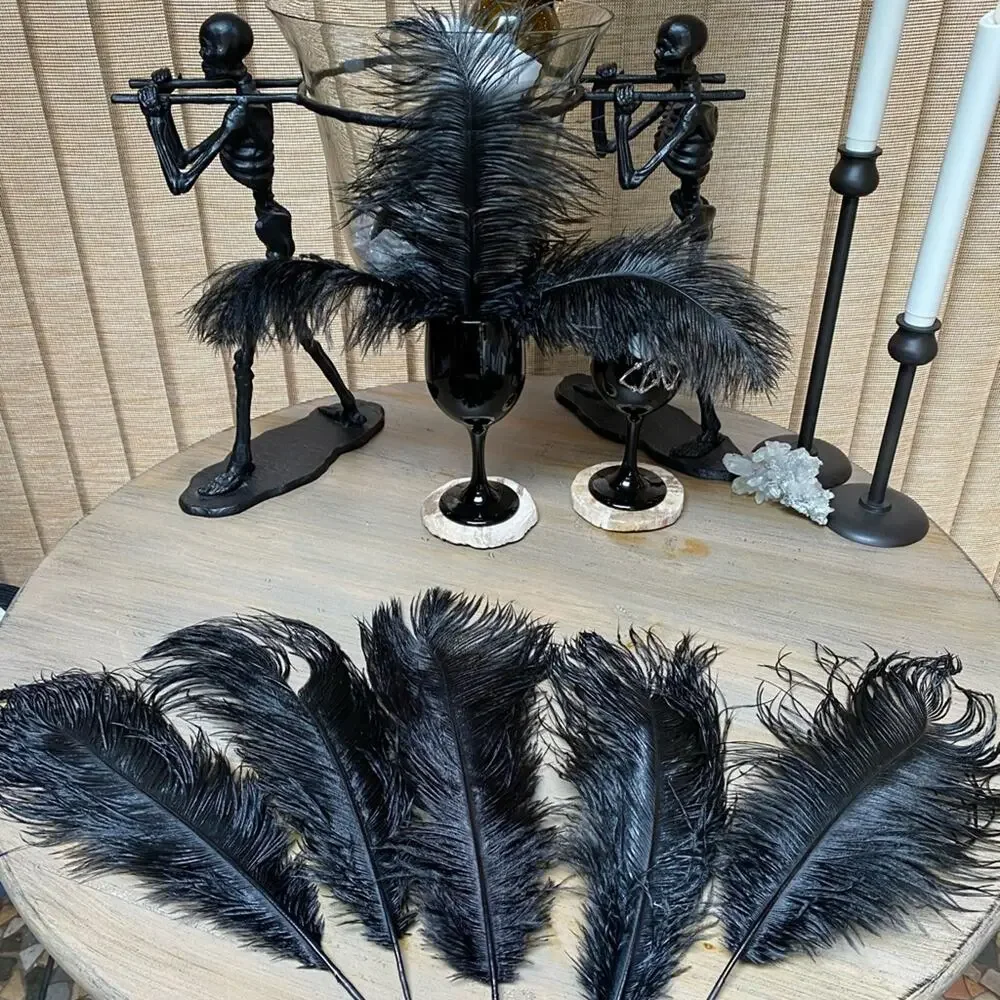 New 8 Ostrich Feathers Halloween Fall